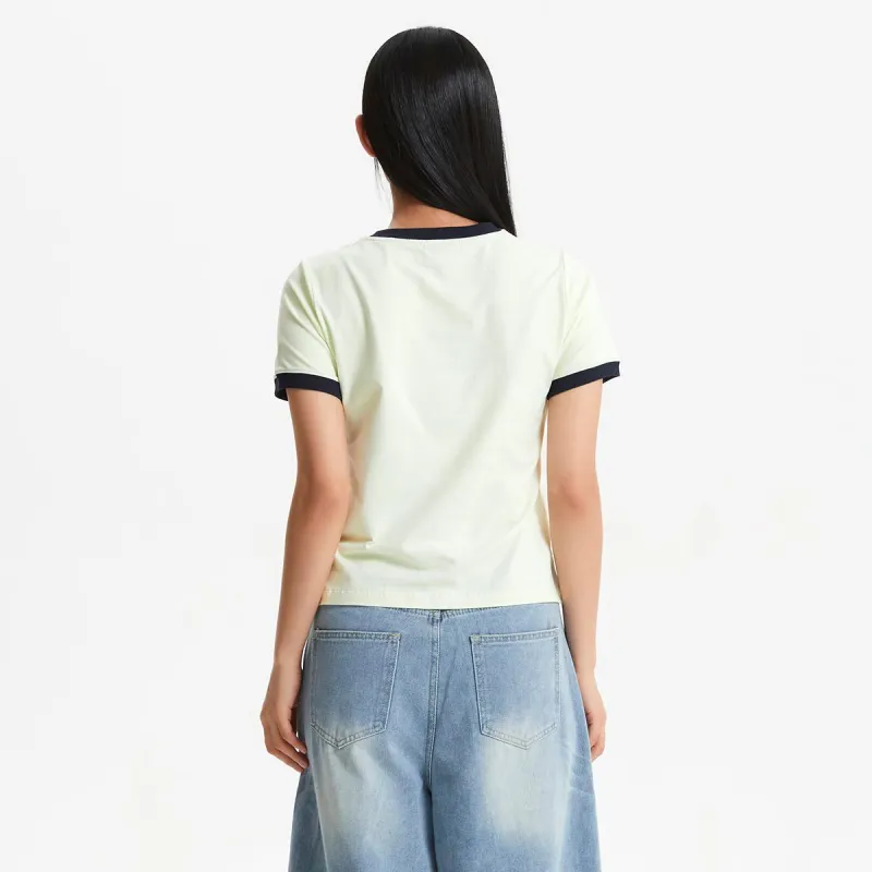 New Balance SLIM FIT1906 T Shirt Women's AH Lime-4