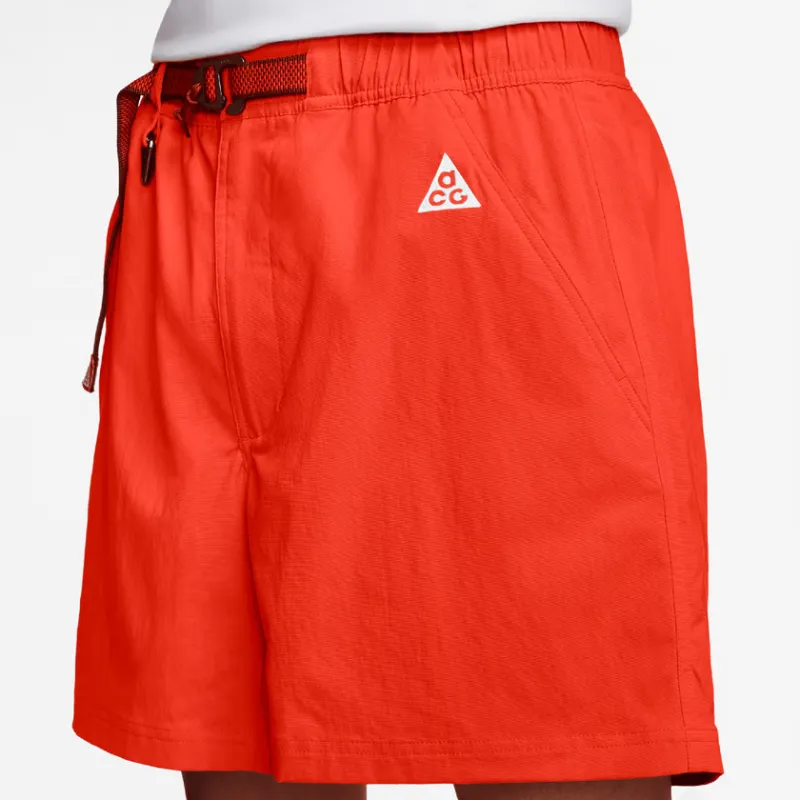 Nike Casual Shorts Men's Orange Red-2