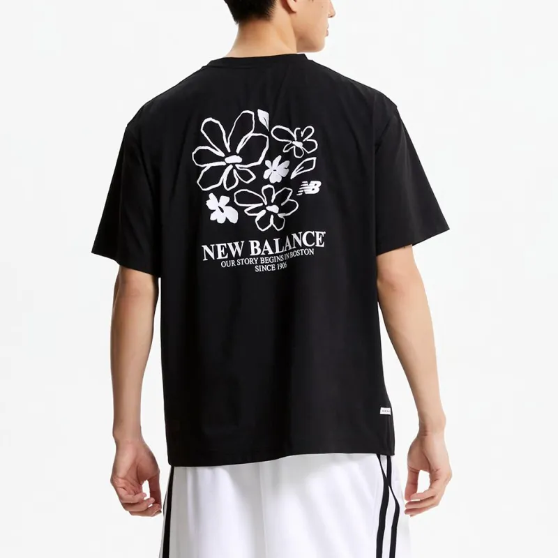 New Balance UNI FROZENSEMI OVER FIT T Shirt Unisex 19 Black-0