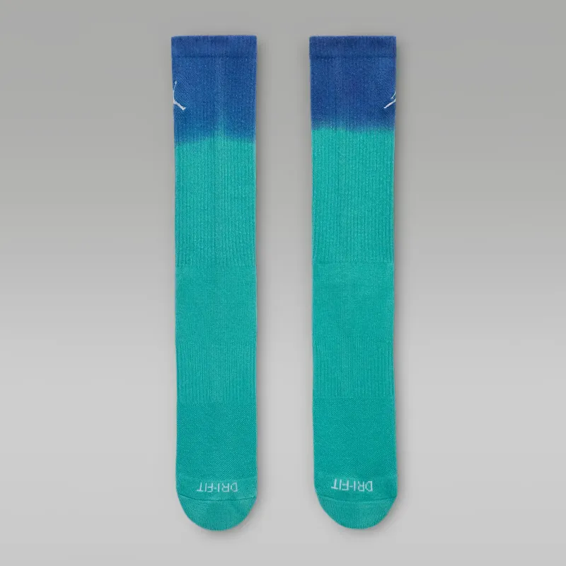 Jordan Mid Calf Socks Unisex 1 Pack Purple Comet/Washed Cyan/White-1