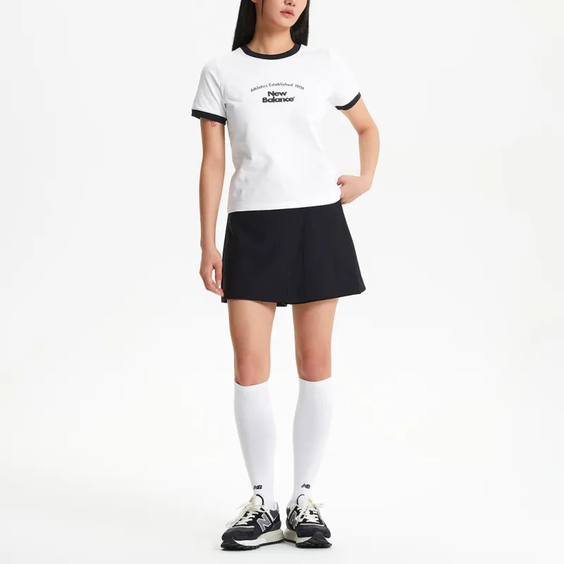 New Balance 1906SLIM FIT T Shirt Women's 10 White-3