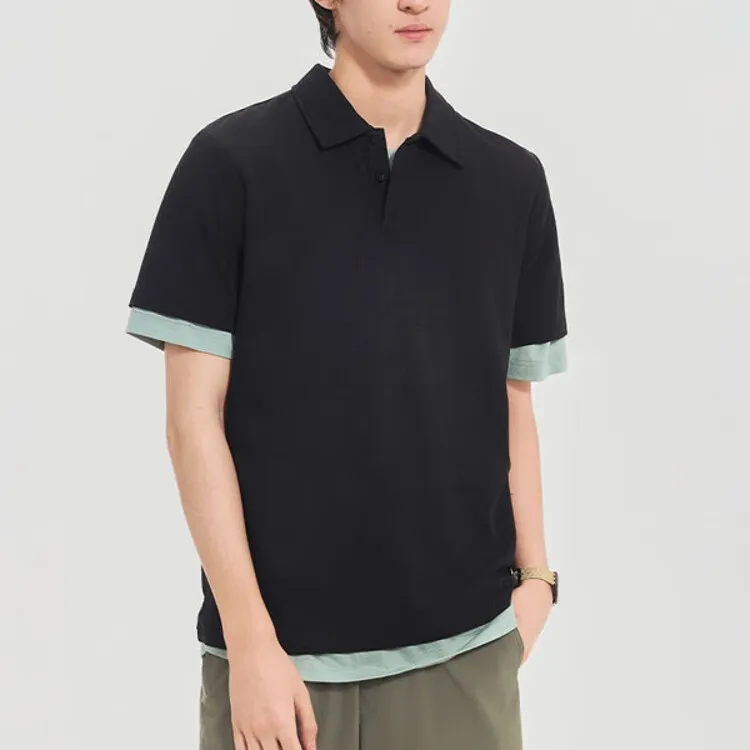 Pony Polo Shirts Men Black-2