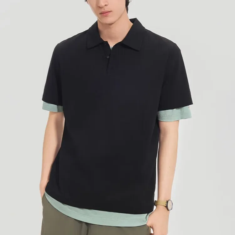 Pony Polo Shirts Men Black-1