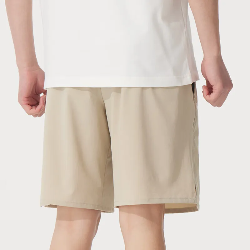 Nike Casual Shorts Men Beige-3
