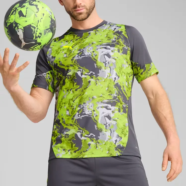 PUMA IndividualCUPDRYCELL Soccer Jersey Men's Galaxy Gray-2