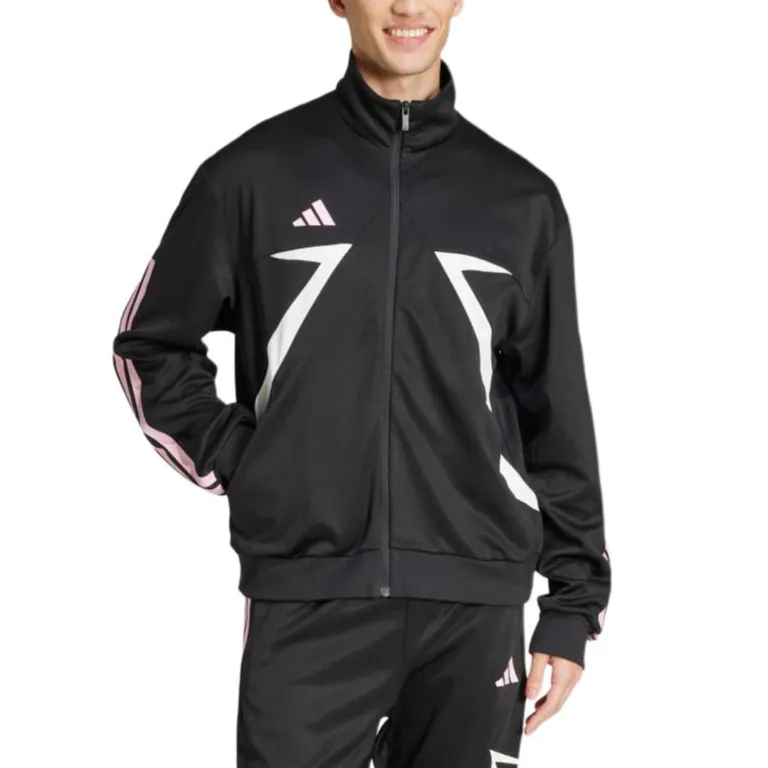 Adidas TIRO NATIONS PACK Nations Pack Jacket Unisex Black/White/Pure Pink-1