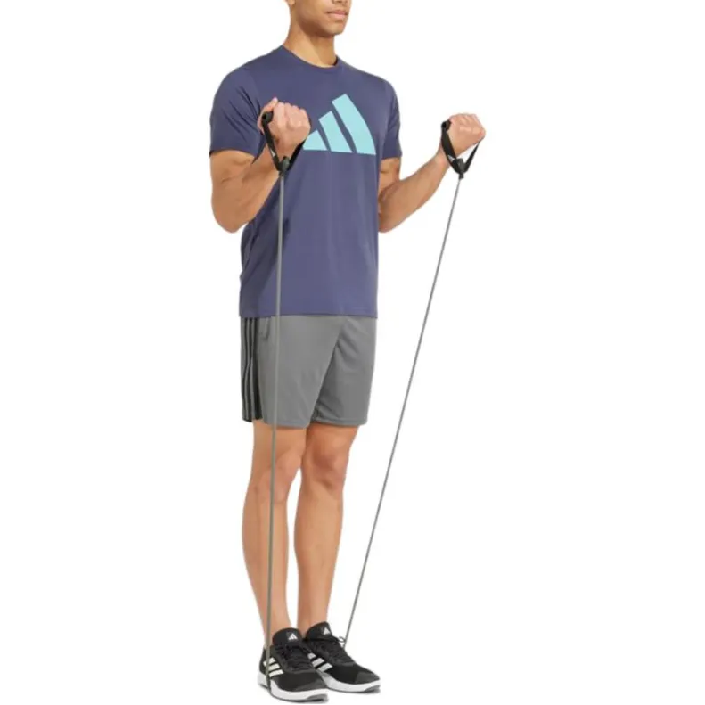 Adidas ESSENTIALS Train Feelready T Shirt Men's Dark Shadow Marine Blue/Mint-3