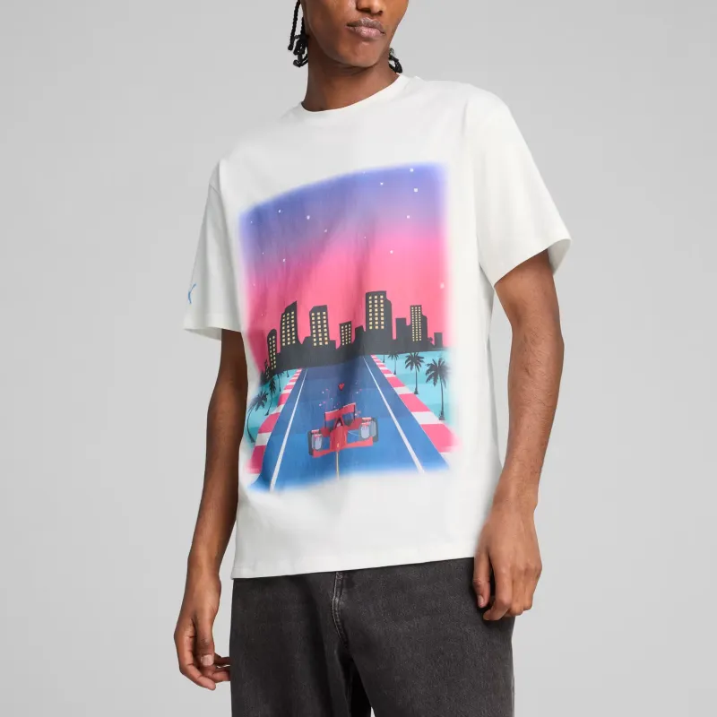 PUMA SCUDERIA FERRARI HP T Shirt Men's White-3