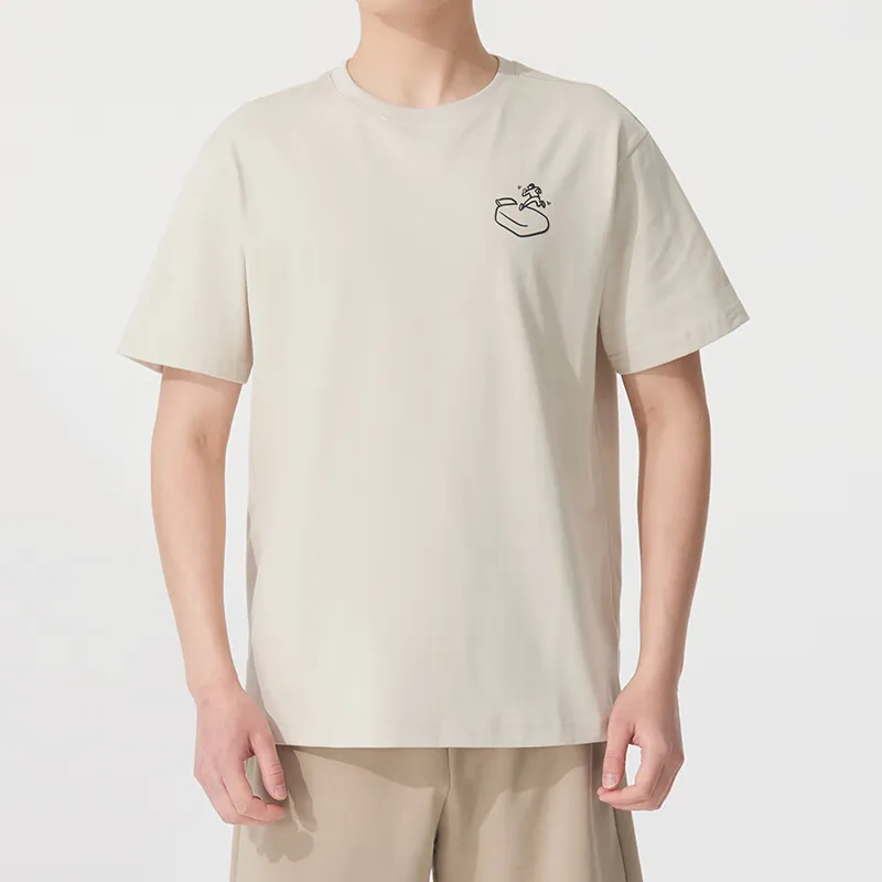 New Balance T Shirt Unisex Khaki-2