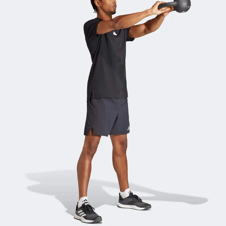 Adidas HIITHEAT.RDY TRAINING WORKOUT SHORTS Sports Shorts Men's Black-3