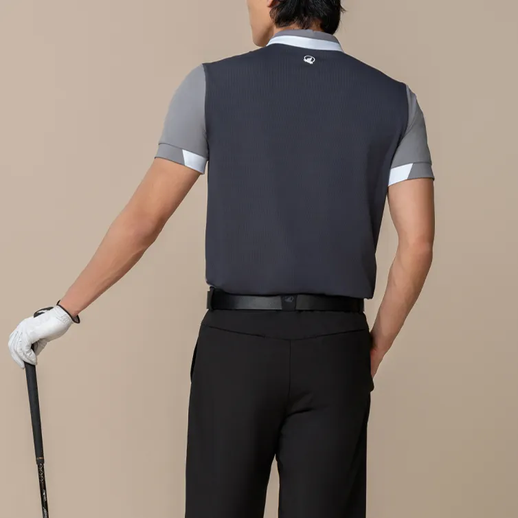 HONMA Polo Shirt Men's Mist Gray-3