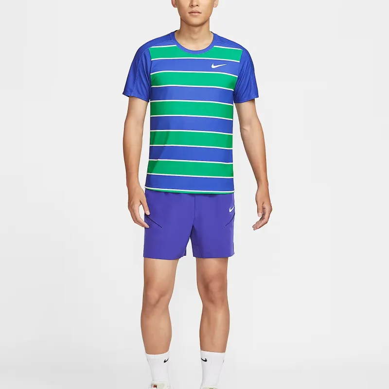 Nike Court SlamDri FIT ADV Tennis Top Men's Midnight Blue/White-2