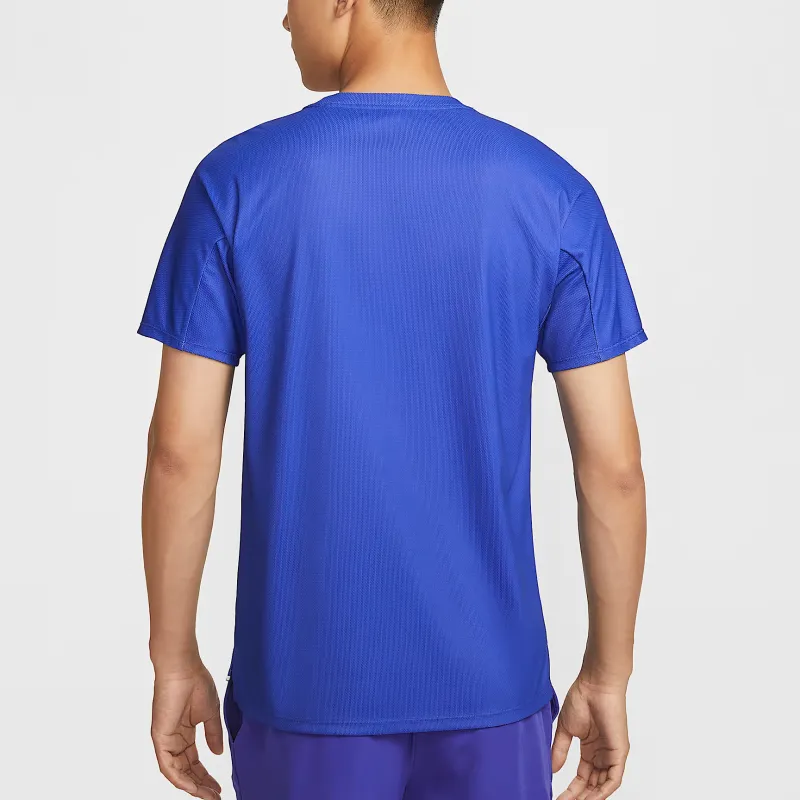 Nike Court SlamDri FIT ADV Tennis Top Men's Midnight Blue/White-1