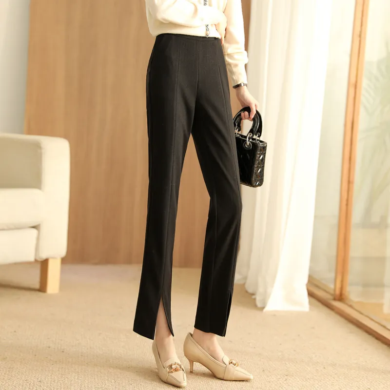 Emodues Suit Trousers Women's Black-1