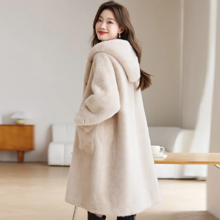 CARBAMMI Coats Women's Conch Shell Pink-2
