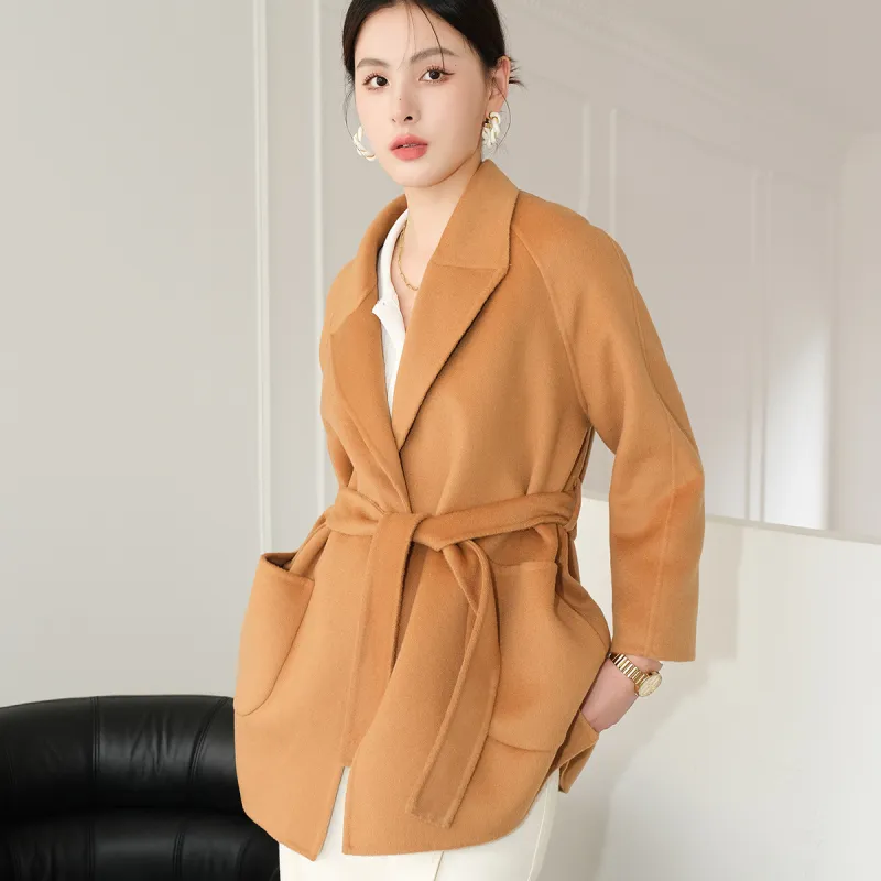 Emodues Coats Women's Camel-7