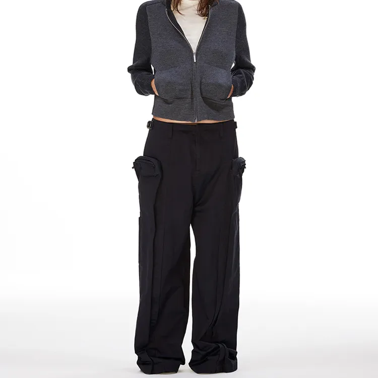 Fax Copy Express Maxi pouch Pocket Trousers-2