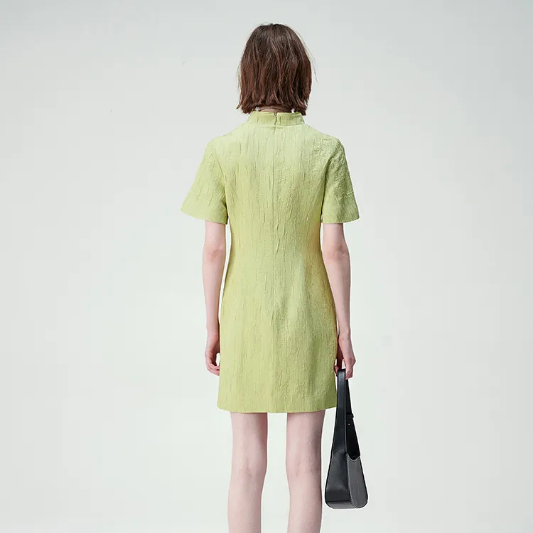 Self Who SS24 Short Sleeved Dresses Women's Verdant Green-0