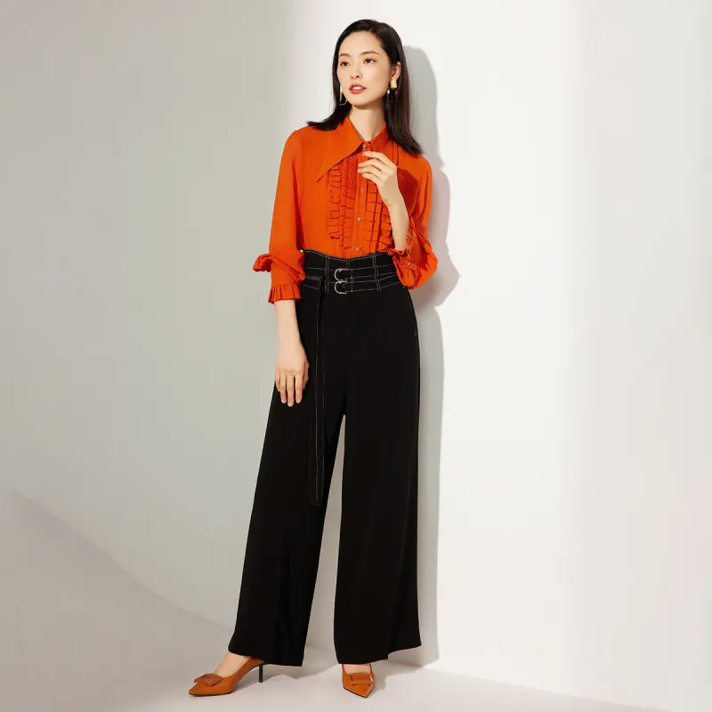 BBLLUUEE Shirt Women's Rimu Orange-1