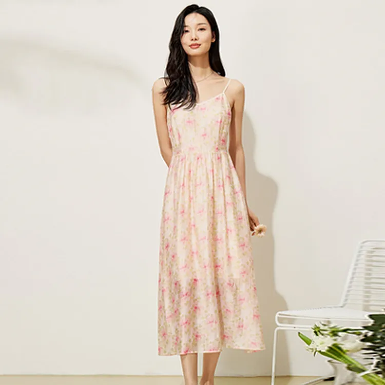 Fragment SS24 Slip Dress Women's Pink-1