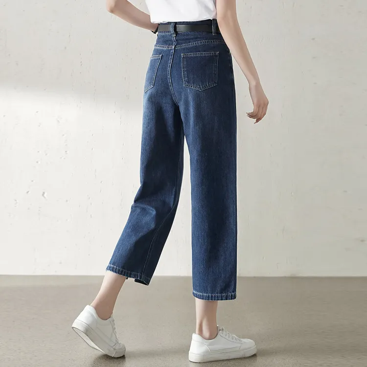 Mo Han Yi Mei SS24 Jeans Women's Blue-2