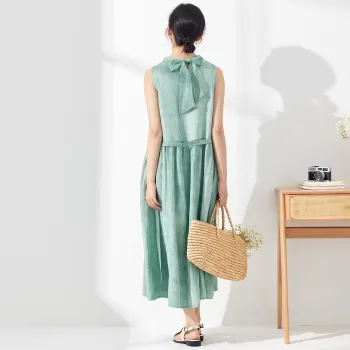 ZIMO Sleeveless Dress Women's Peacock Green