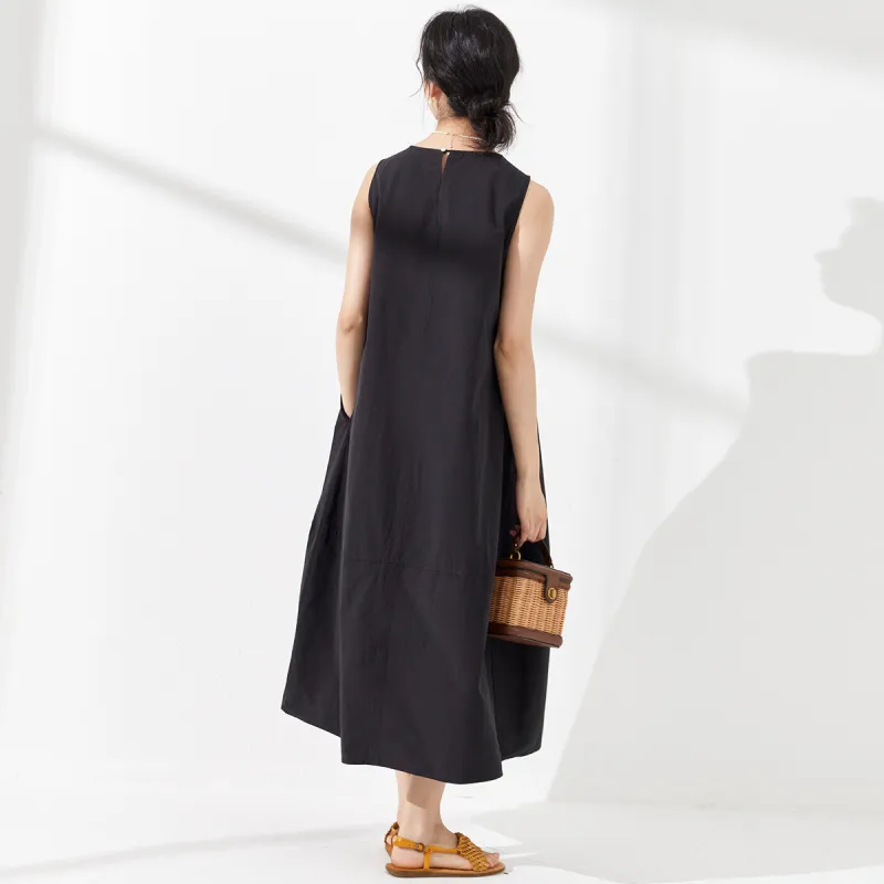 ZIMO Sleeveless Dresses Women's-0