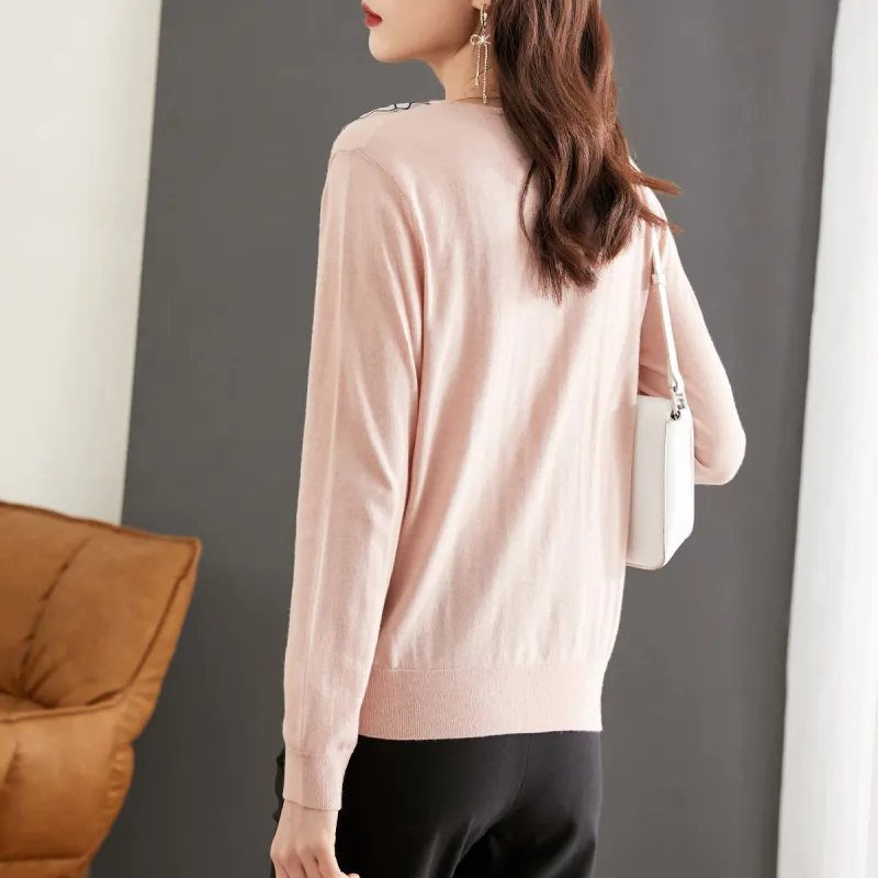TERRE BLEUE Sweater Women's Pink-1