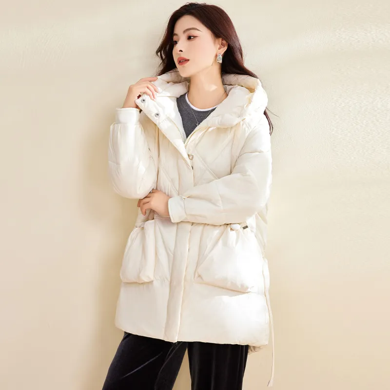 CARBAMMI Puffer Jacket Women's Ecru-1