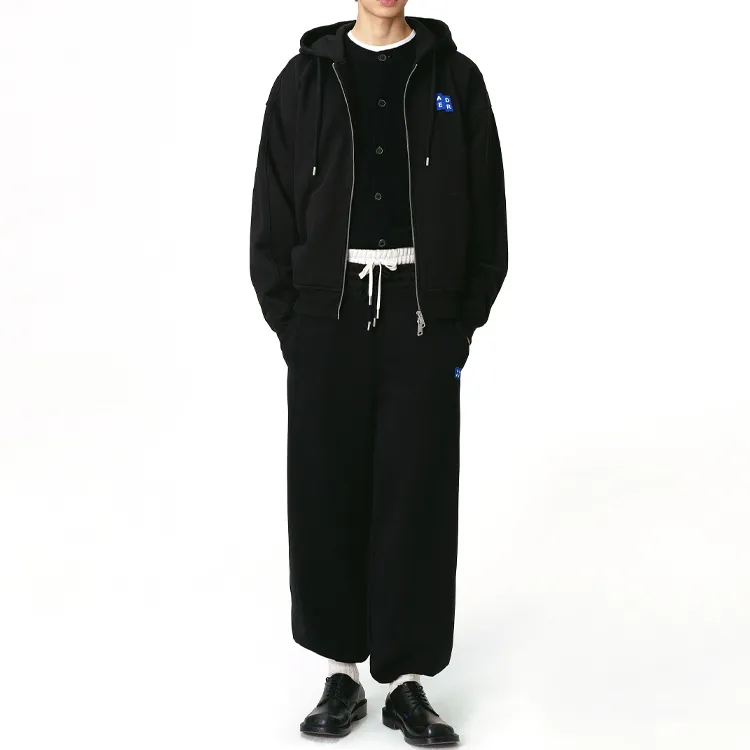 ADER ERROR Logo patch Cotton Hoodie-3