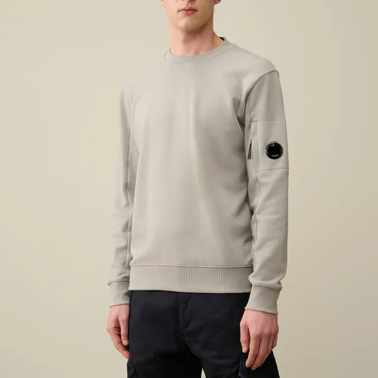 C.P.Company Diagonal Raised Fleece Crew Neck Sweatshirt-1