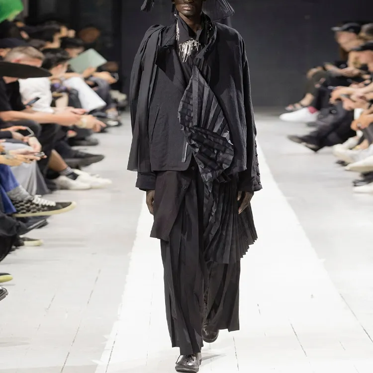 Yohji Yamamoto SS24 Jackets Coats Men's Black-2