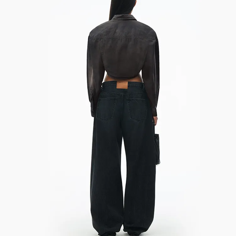 Alexander Wang Button Up Cropped Jacket-2
