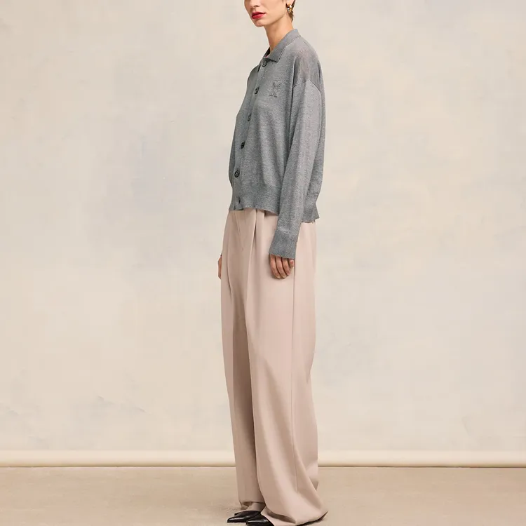 AMIPARIS Ami De Coeur Wool Cardigan-3