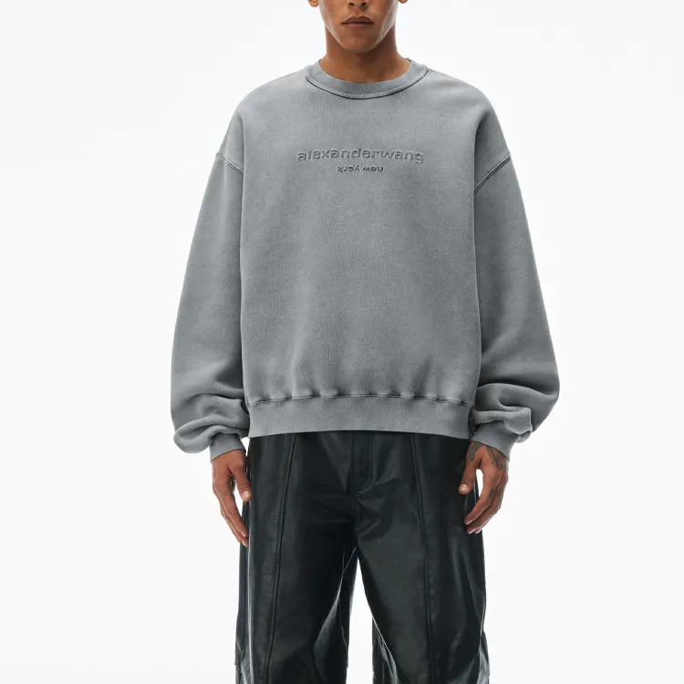 Alexander Wang Logo embossed Acid Sweatshirt-1
