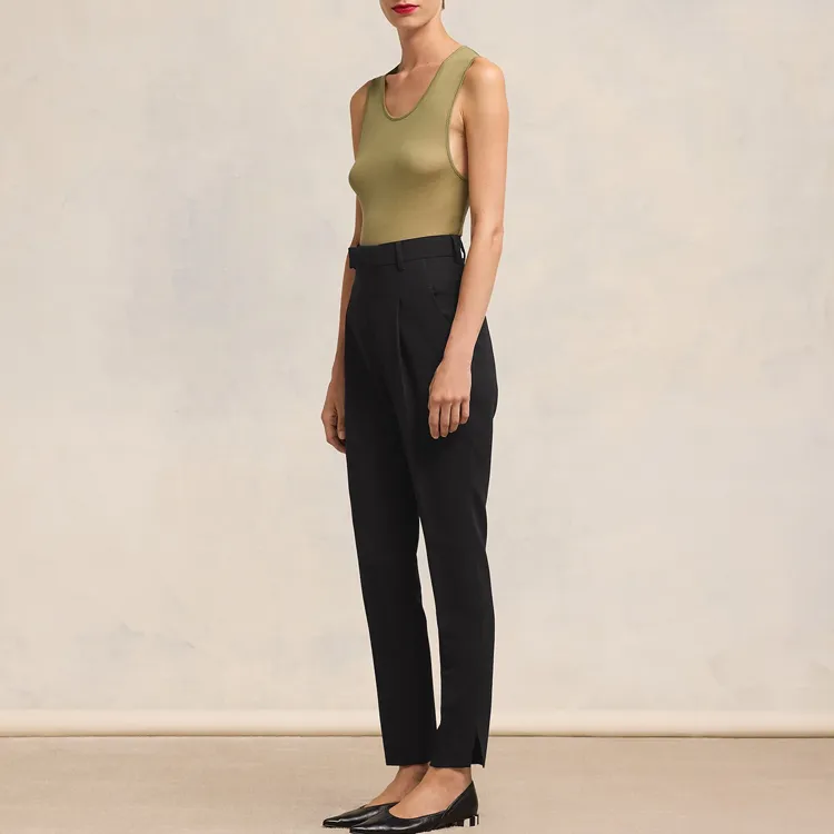AMIPARIS Paris High Waist Cigarette Trousers-1