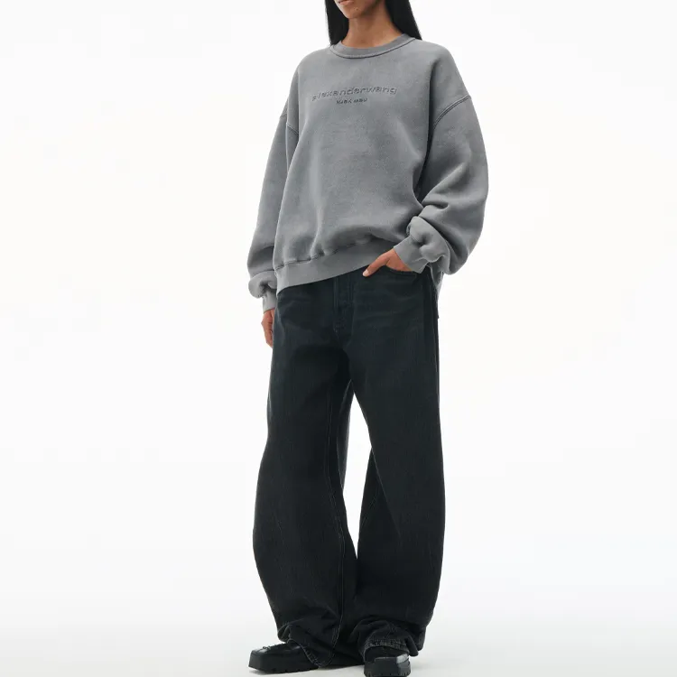 Alexander Wang Logo embossed Acid Sweatshirt-3