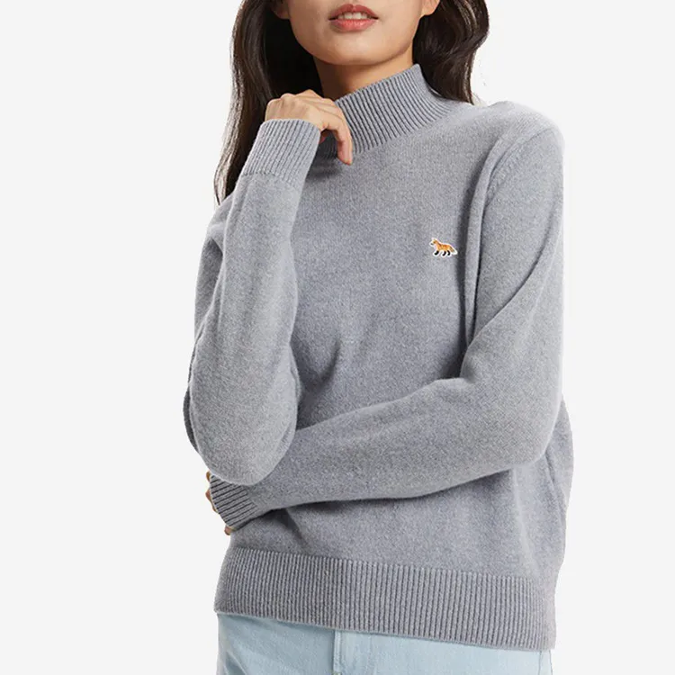 Maison Kitsune Sweater Women's Gray-1