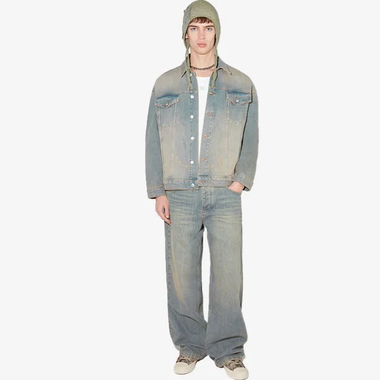 Misbhv SS24 Jackets Coats Unisex Denim Blue-2