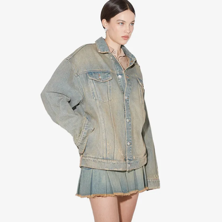 Misbhv SS24 Jackets Coats Unisex Denim Blue-3