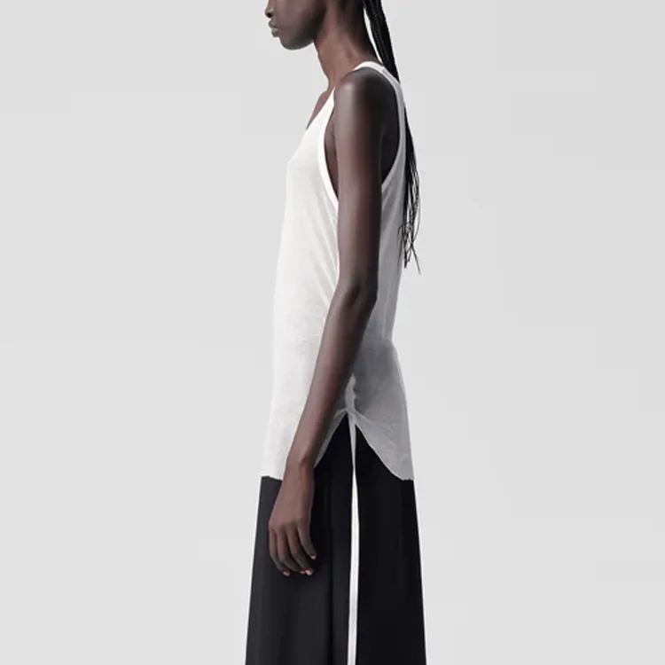 Ann Demeulemeester Mara Wrinkled Cropped Tank Top-3