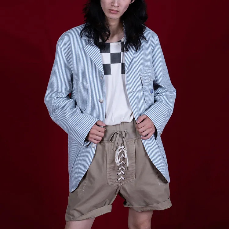 Kapital Striped Cotton Shirt Jacket-2
