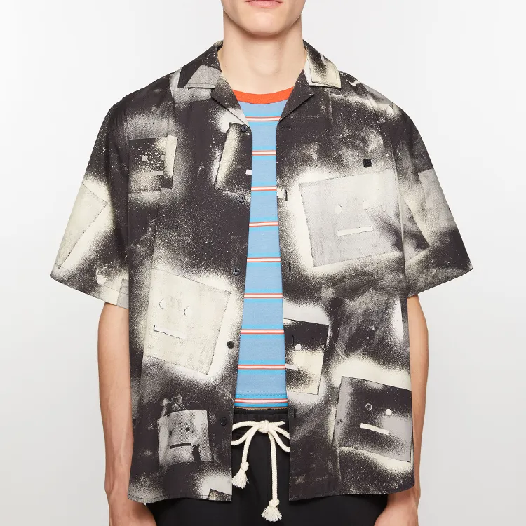Acne Studios Printed Button Up Shirt-1