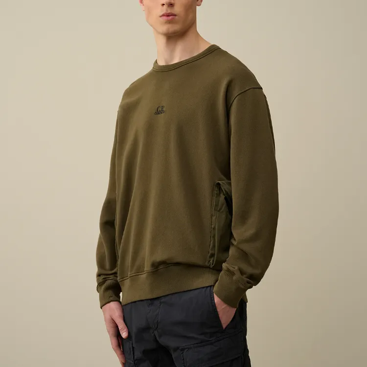 C.P.Company SS24 Sweatshirt Men's Ivy Green-3