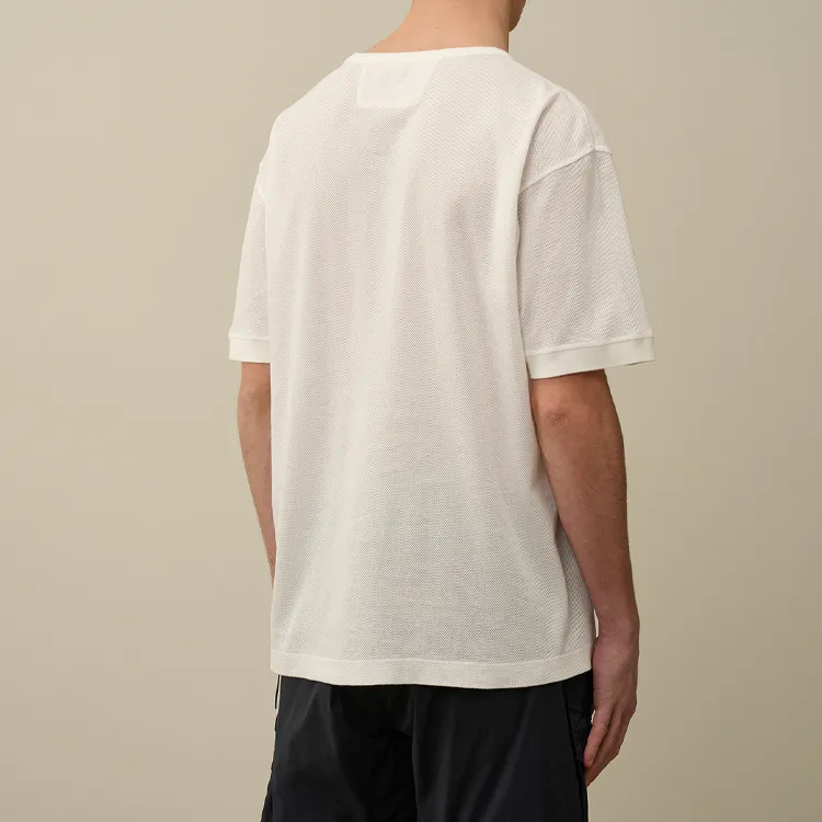 C.P.Company T Shirt Men's White Yarn-2