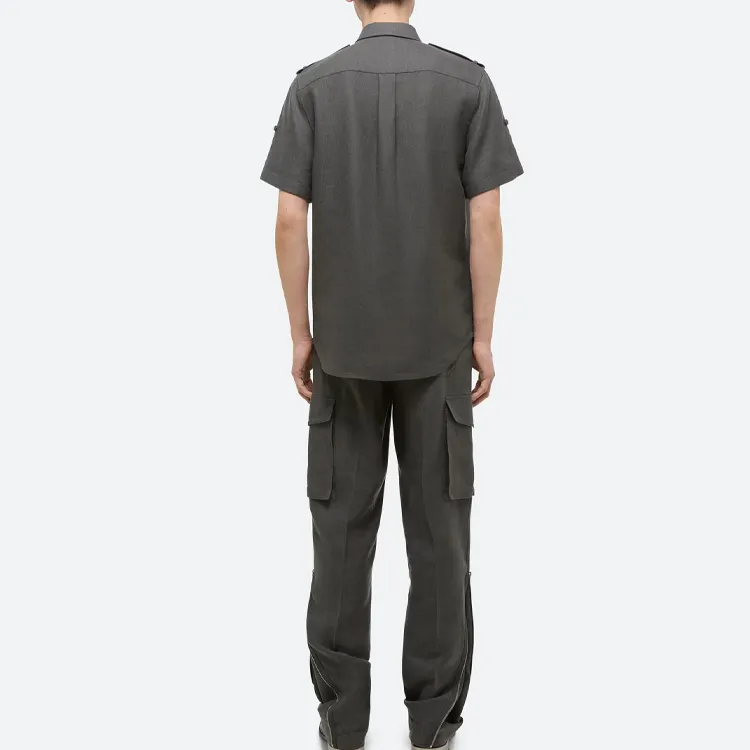 Helmut Lang Epaulette Short sleeve Shirt-2