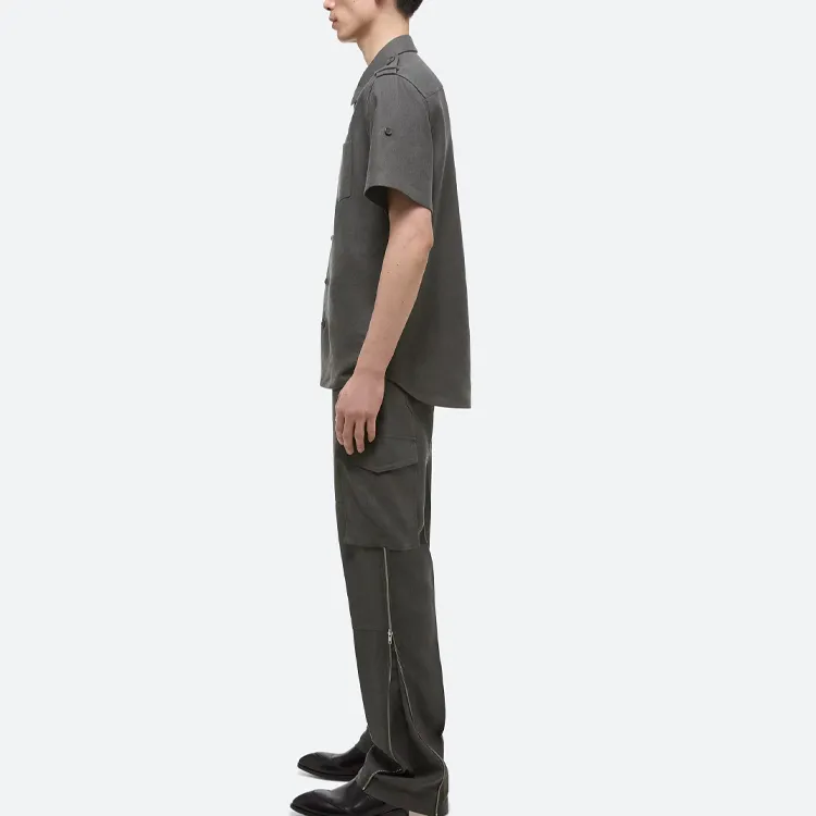 Helmut Lang Epaulette Short sleeve Shirt-3