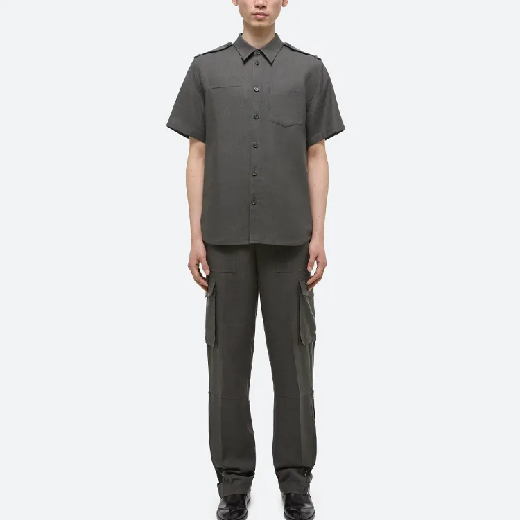 Helmut Lang Epaulette Short sleeve Shirt-1
