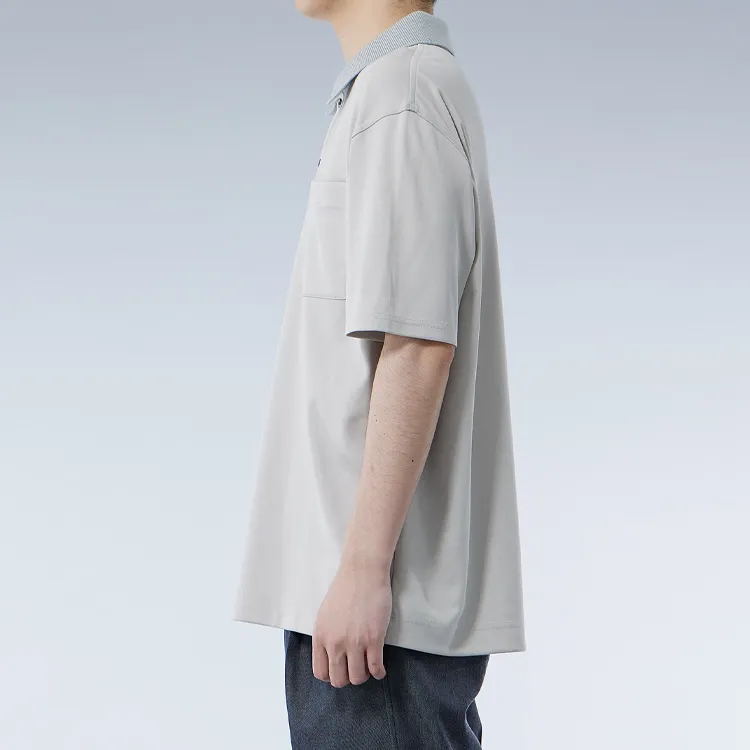 UNITED TOKYO SS24 Polo Shirt Men's Light Gray-3