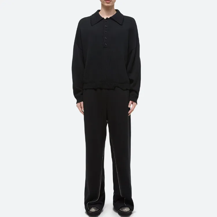 Helmut Lang SS24 Polo Shirt Men's Black-1